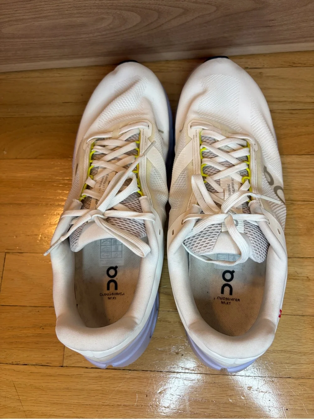 On Running Women's Cloudsurfer Next Sneakers in Ivory / Nimbus - Size 12